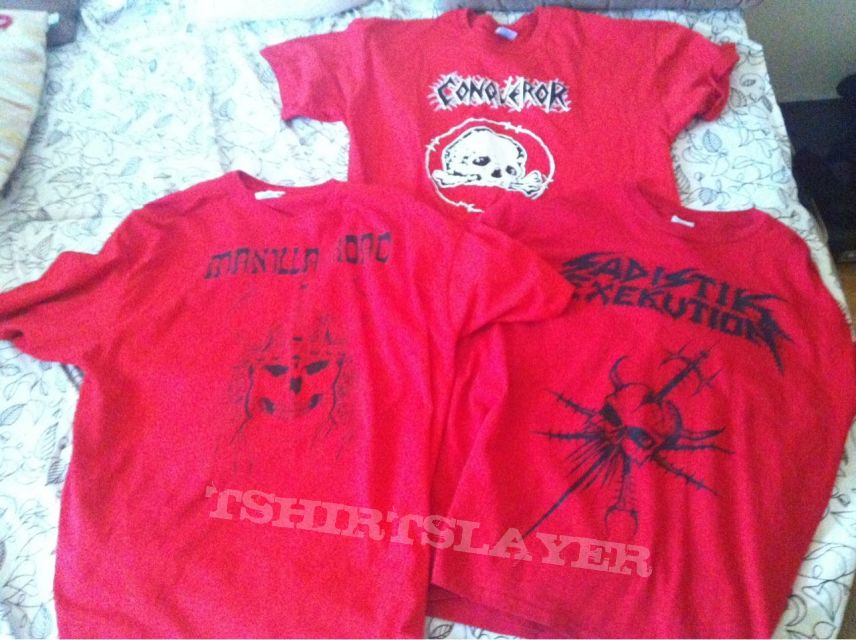 Manilla Road Red Shirts