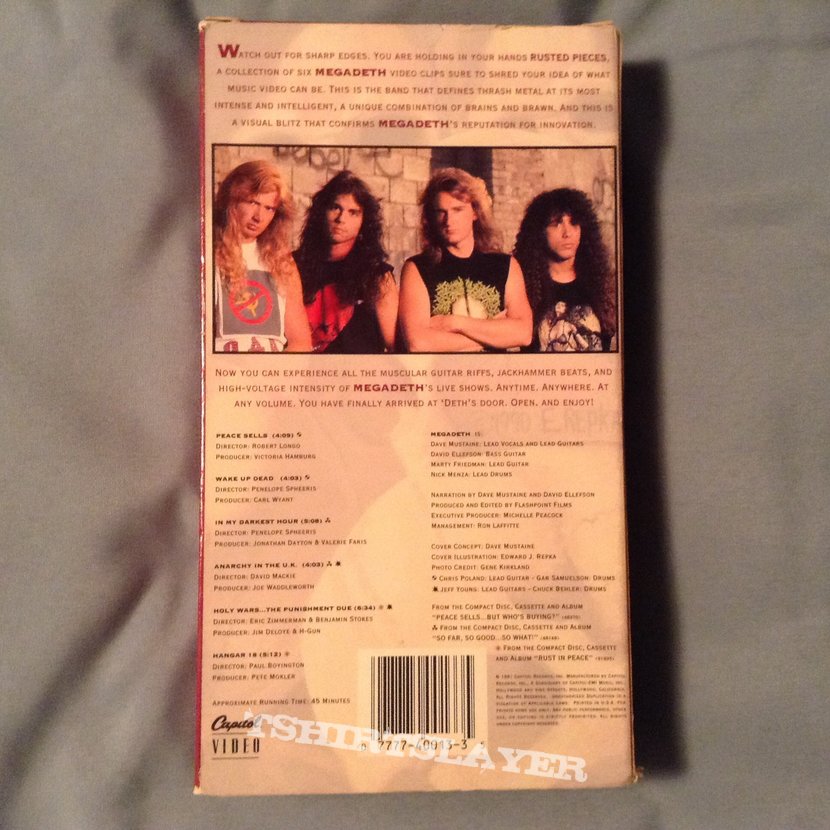 Megadeth - Rusted Pieces VHS