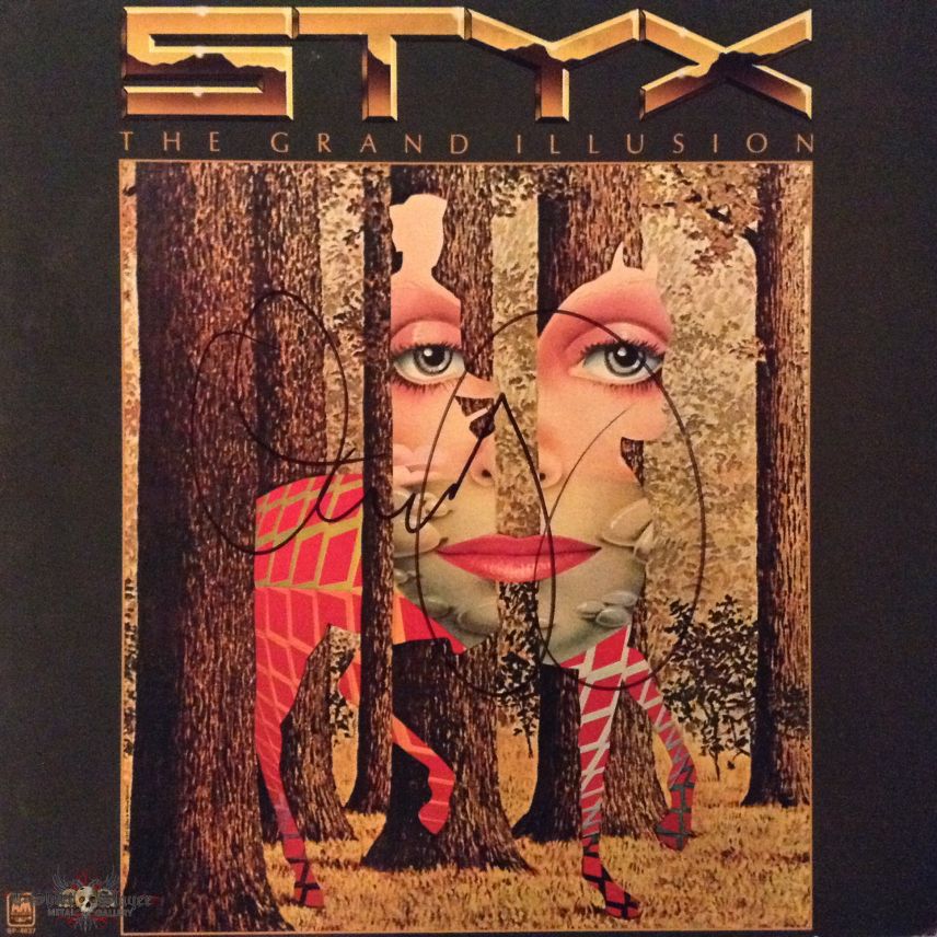 Styx - The Grand Illusion (Signed by Dennis DeYoung)