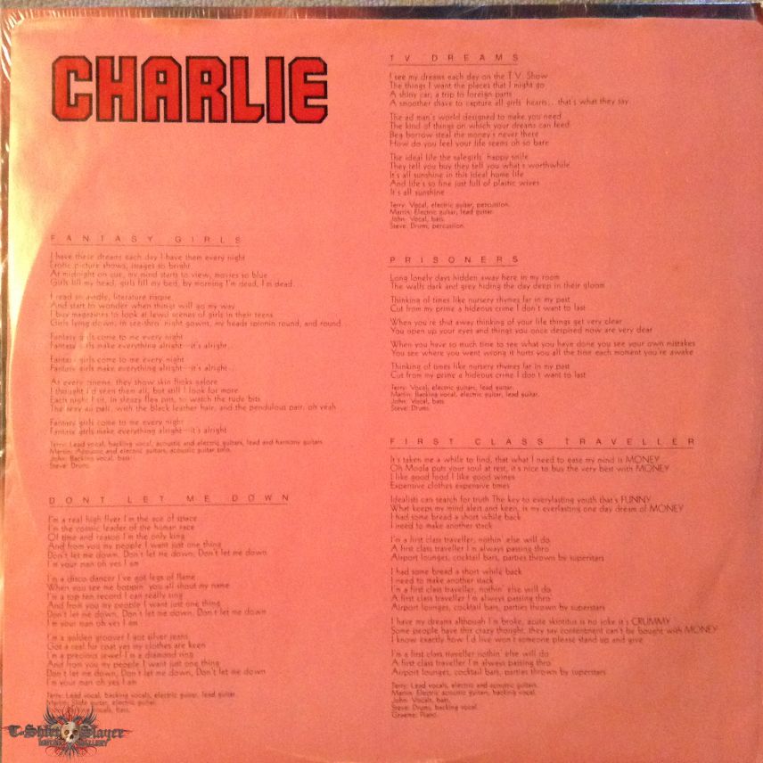 Charlie - Fantasy Girls (U.S. Pressing)
