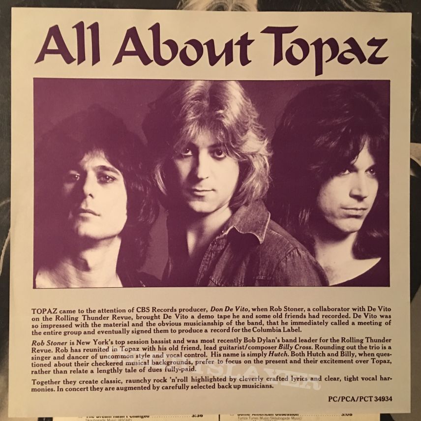 Topaz - Topaz (Promo Copy)