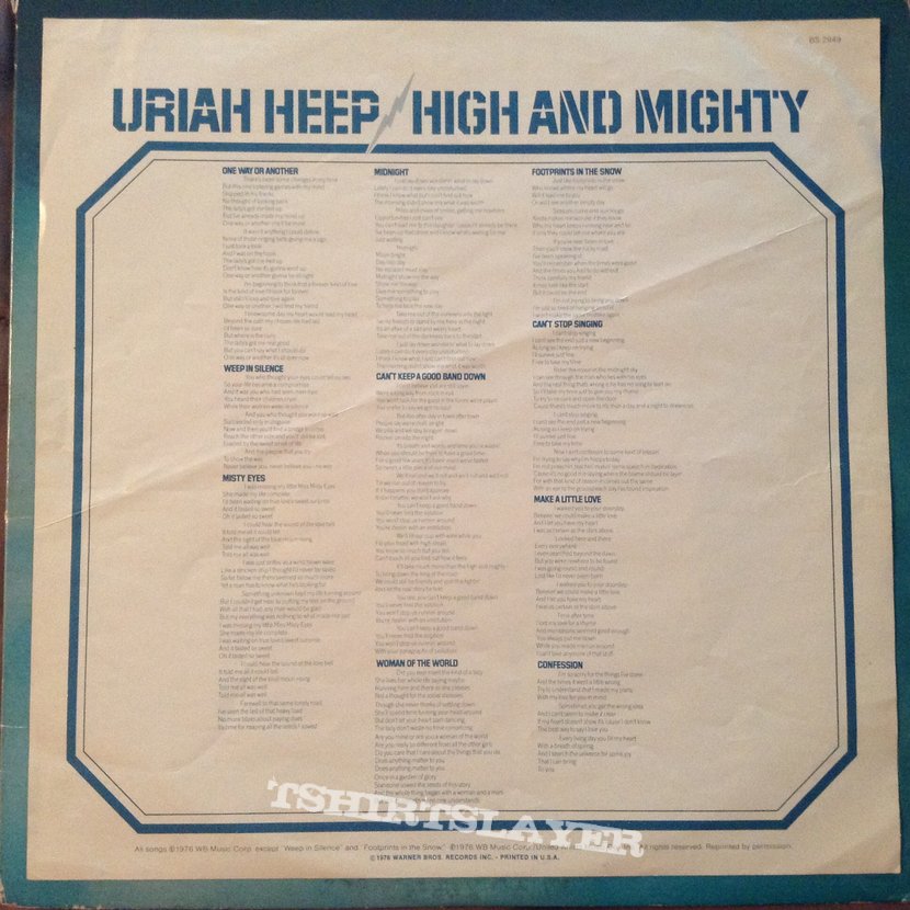 Uriah Heep - High and Mighty