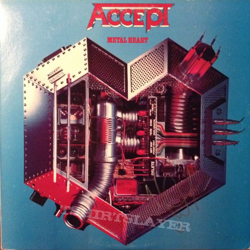 Accept - Metal Heart (Promo Copy, Signed by Udo Dirkschneider)