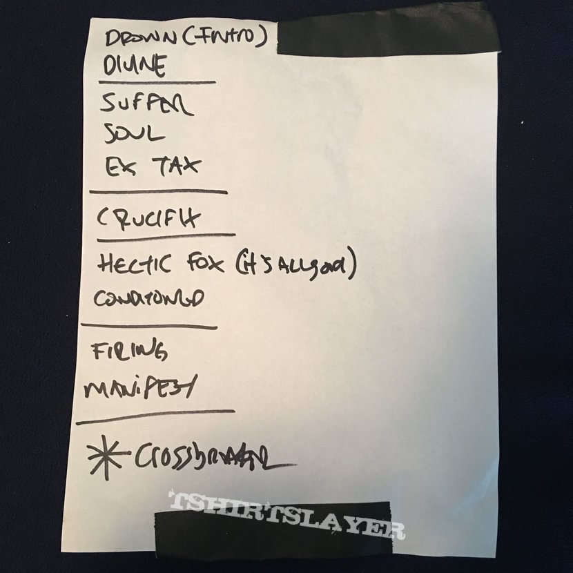 Power Trip setlist (5/16/2018)