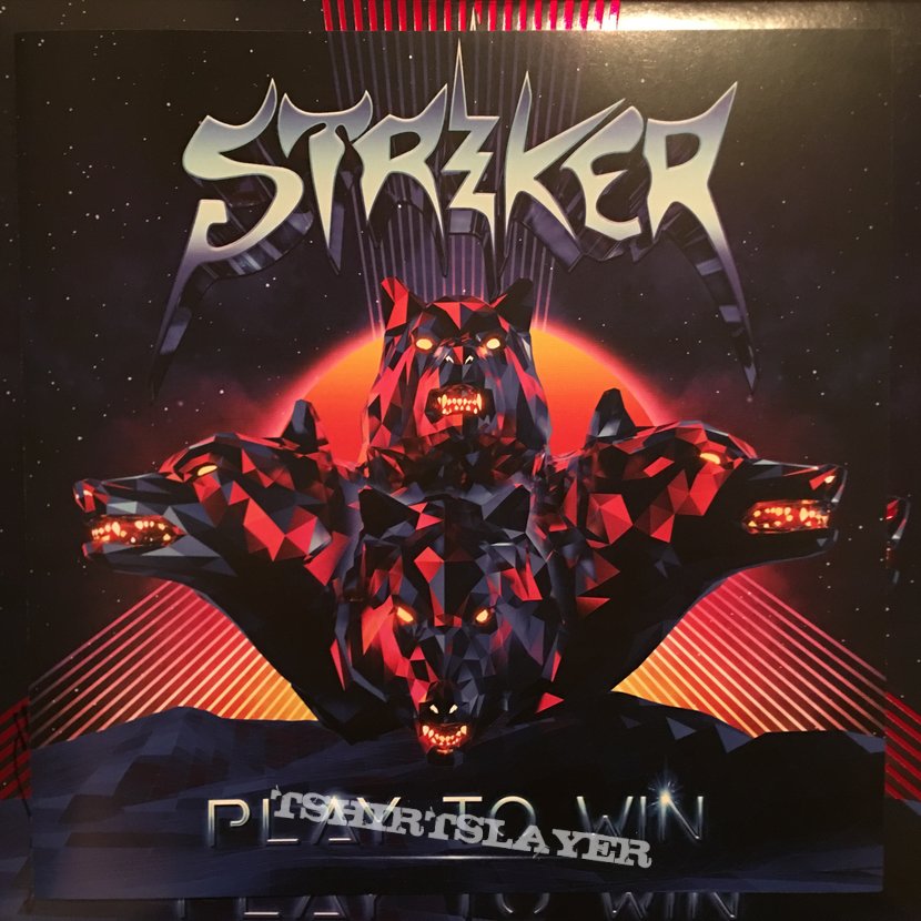 Striker (Canada) - Play to Win (Signed by the whole band)