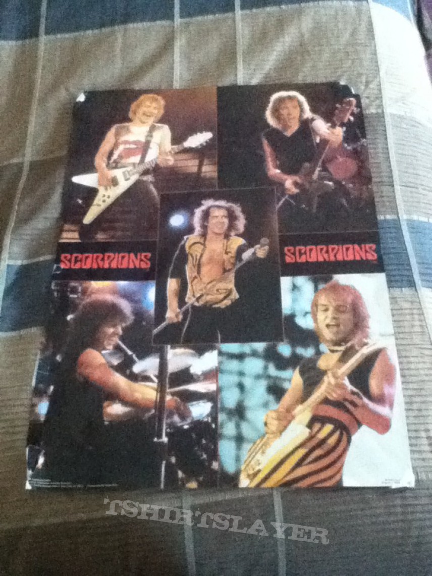 Scorpions Poster For Judas Priestess