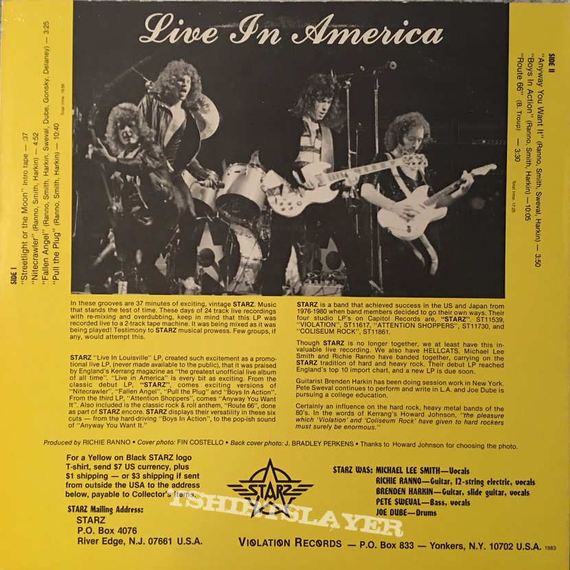 Starz - Live in America 