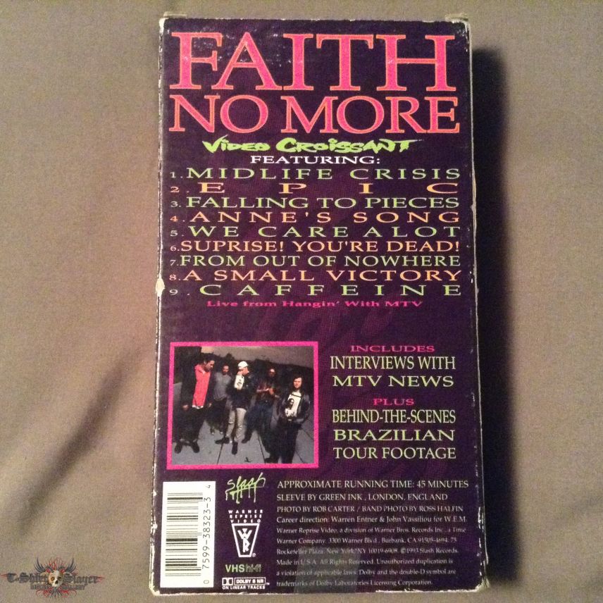Faith No More - Video Croissant VHS