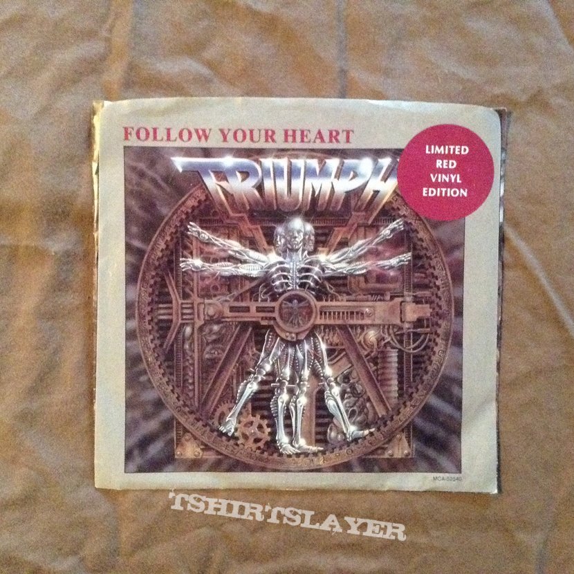 Triumph - “Follow Your Heart” (Promo Copy, Red Vinyl)