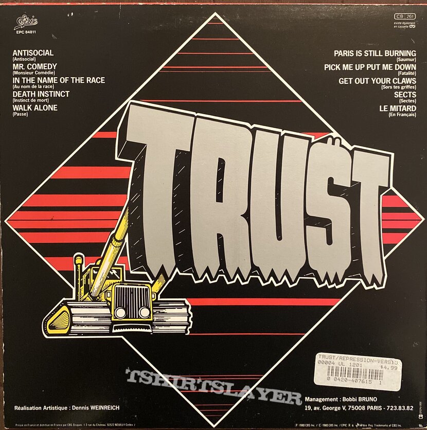 Trust - Repression (Version Anglaise)