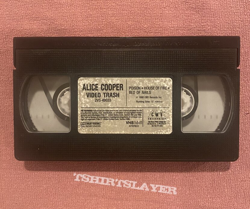 Alice Cooper - Video Trash VHS