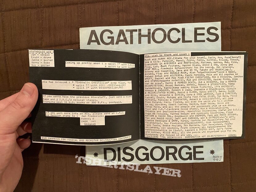 Agathocles / Disgorge (Belgium) - Split