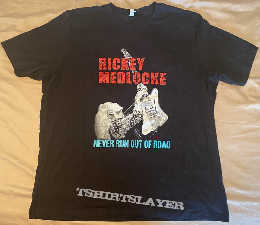 Rickey Medlocke - Never Run Out of Road shirt