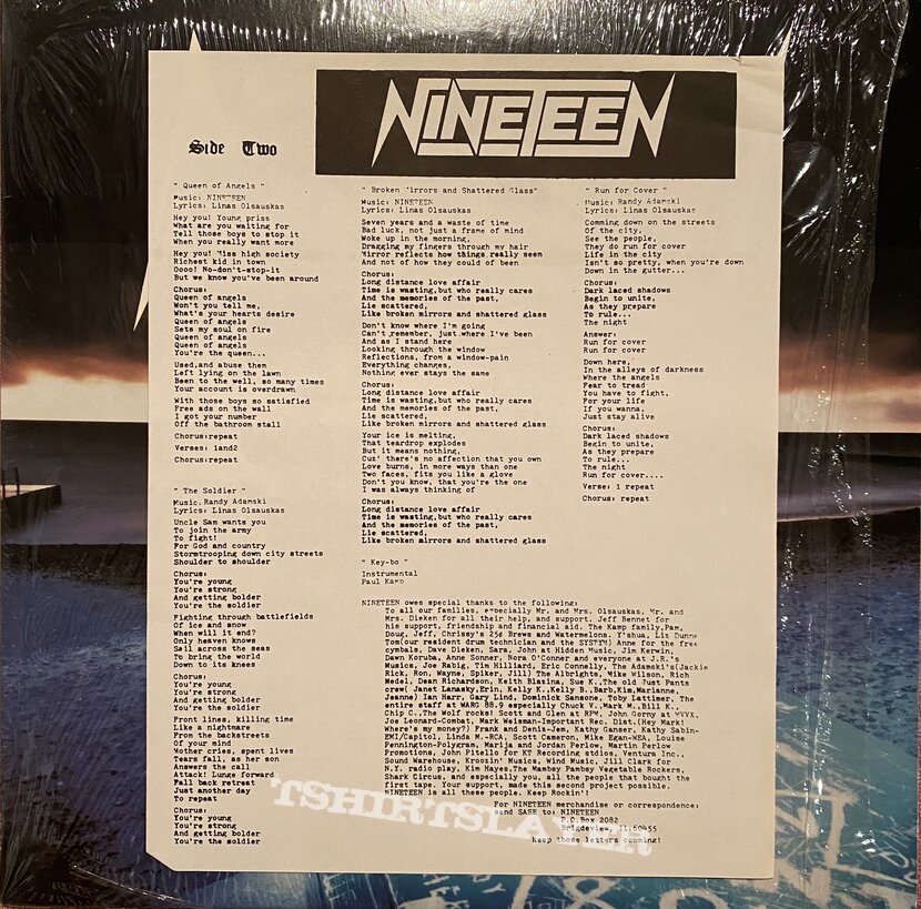 Nineteen - Missing in Action