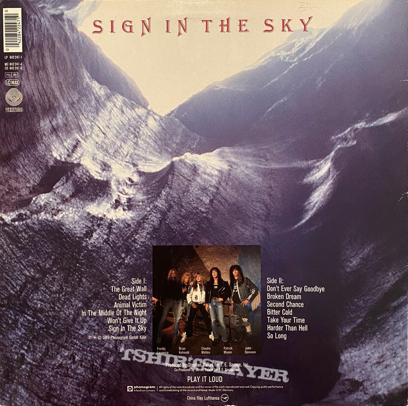 China - Sign in the Sky