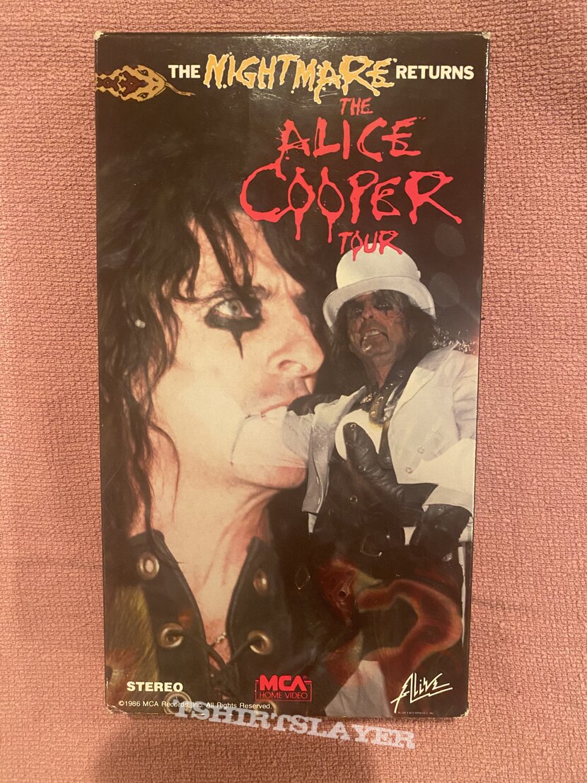 Alice Cooper - The Nightmare Returns VHS