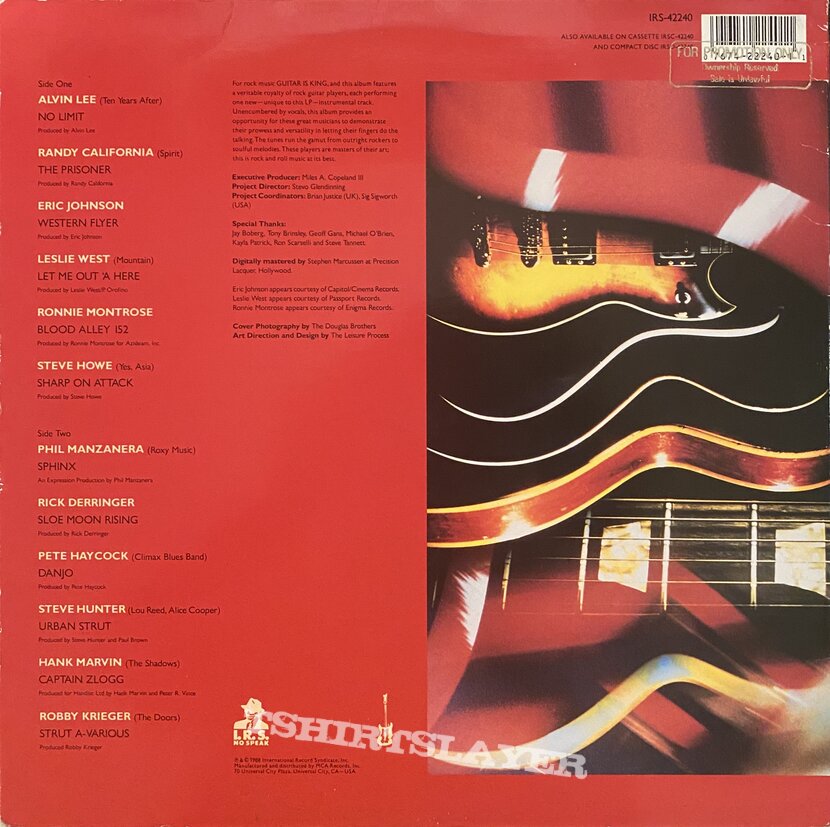 Alvin Lee Various Artists - Guitar Speak (Promo Copy)