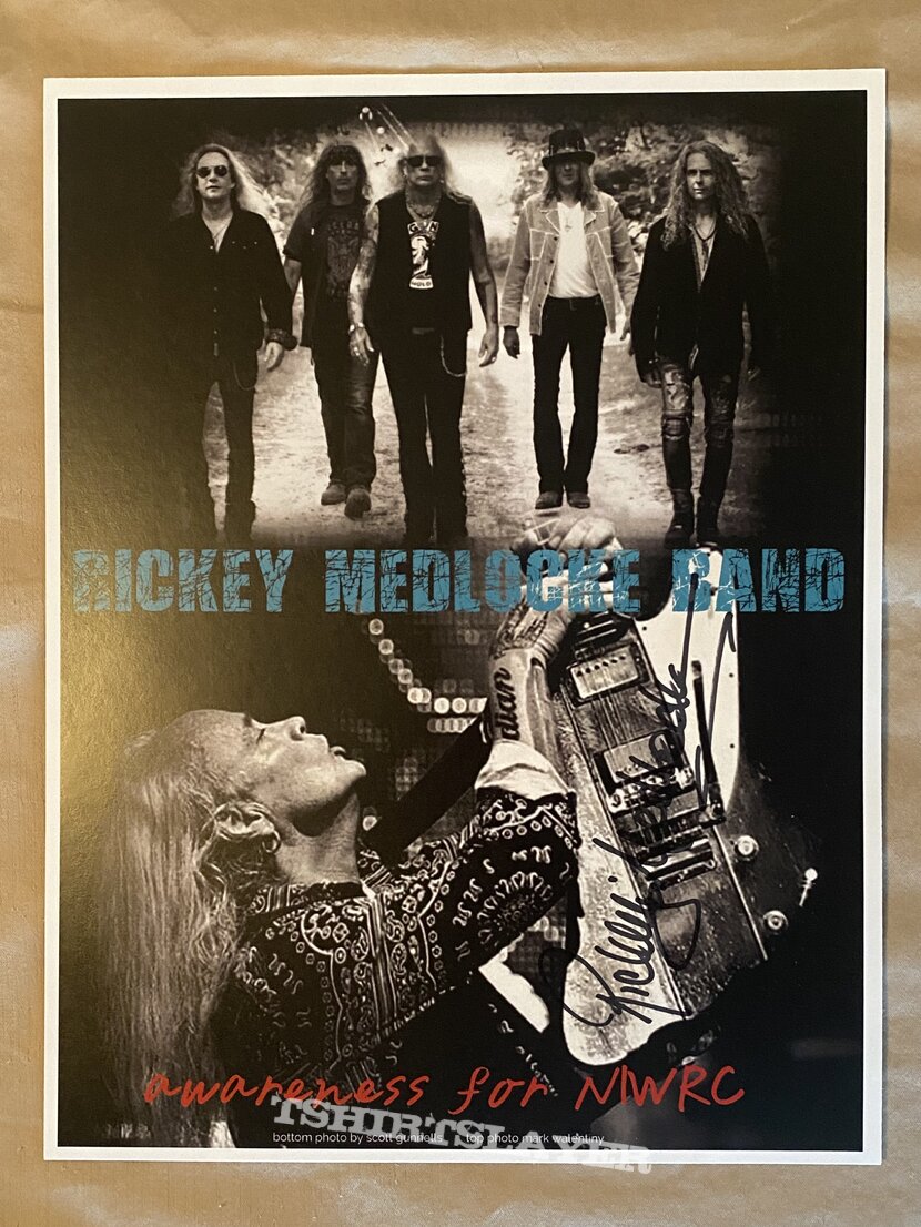 Rickey Medlocke Band - Promo 8x10 (Signed by Rickey Medlocke)