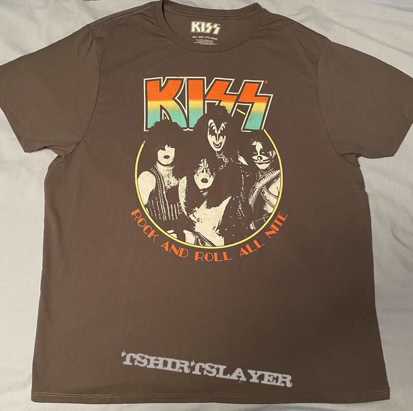 KISS - Rock and Roll All Nite shirt | TShirtSlayer TShirt and BattleJacket  Gallery
