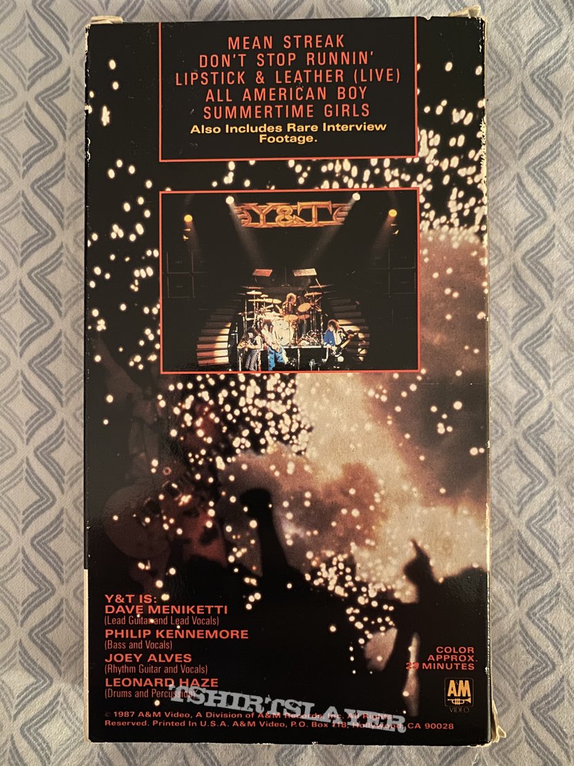 Y&amp;T - Summertime Girls &amp; All American Boys VHS