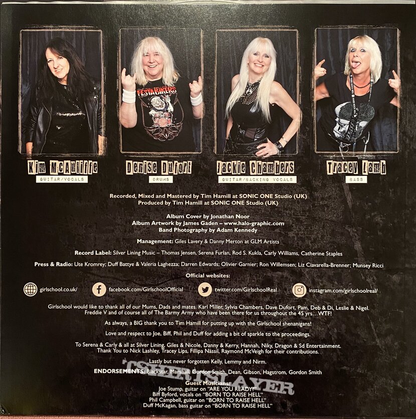 Girlschool - WTFortyfive? (Signed by the band)