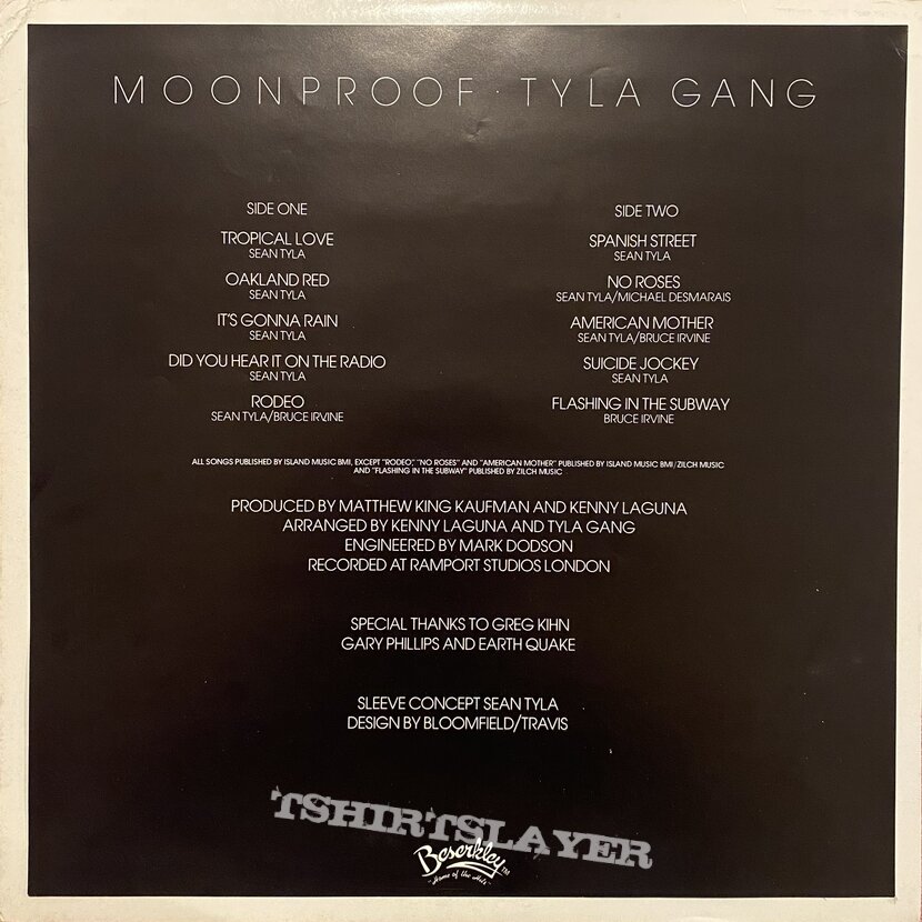 Tyla Gang - Moonproof (Promo Copy)