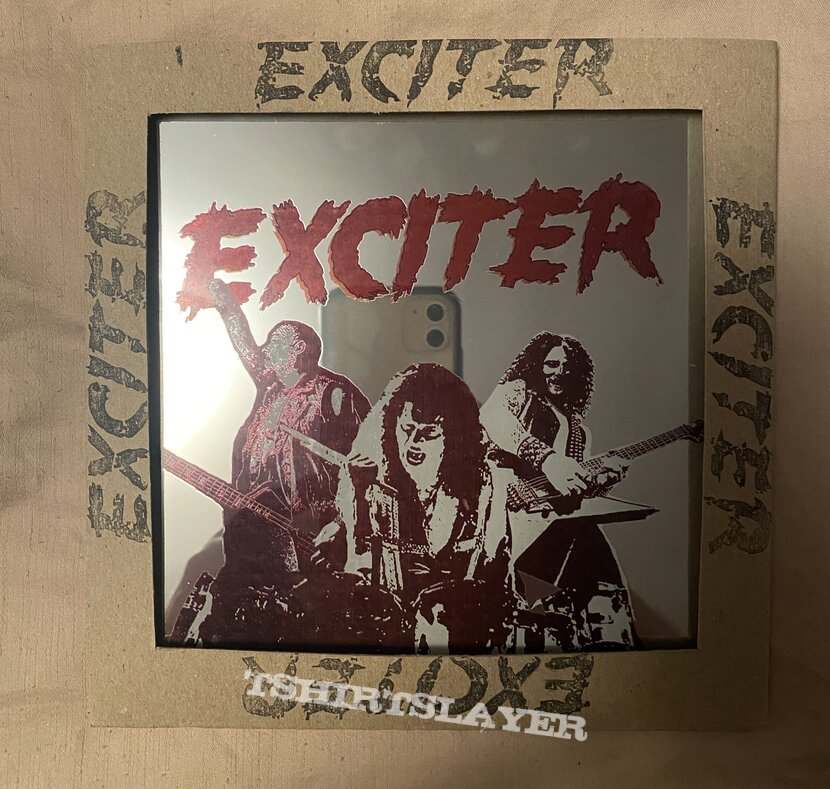 Exciter - Band photo coke mirror 