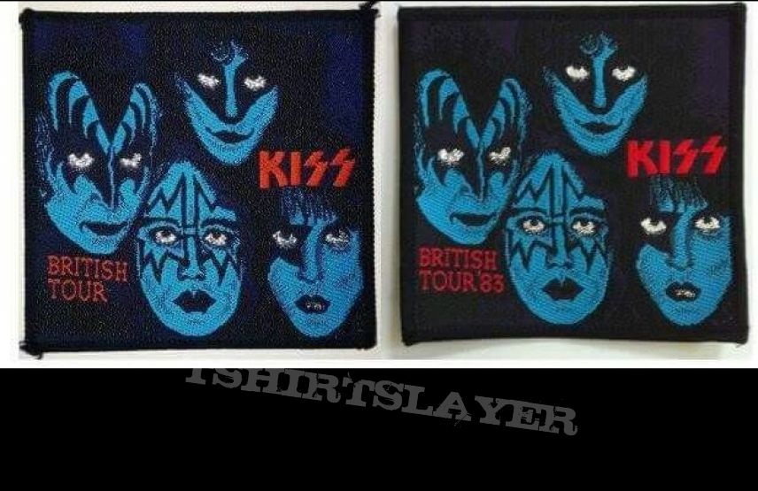 Kiss New med size patch. Creatures of the Night with year. &#039;83...other pic below to show the other one I have without year
