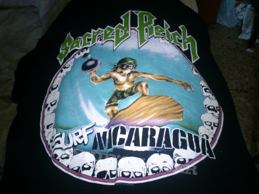 Sacred Reich, Surf Nicaragua Official t-shirt