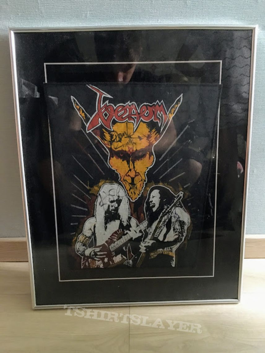 Venom Band Back Patch (SIGNED!) VERY RARE!! 1982