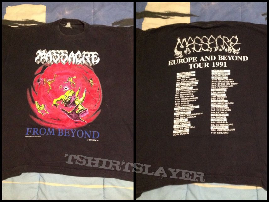 Massacre (USA) Massacre from beyond tour tee