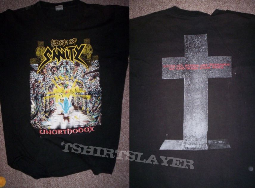 Edge Of Sanity Short and long sleeve og vintage versions of unorthodox 