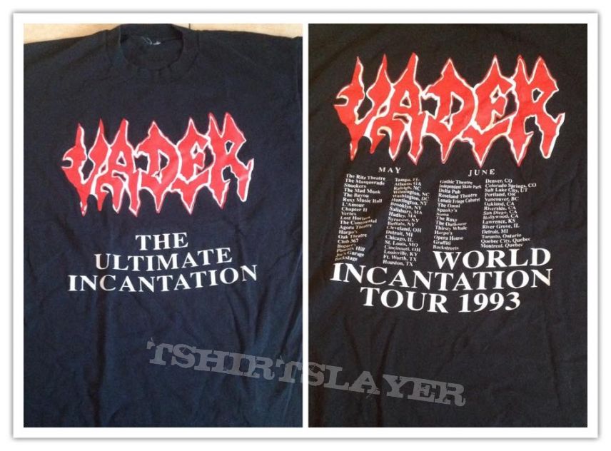  VADER ultimate incantation 1993 tour