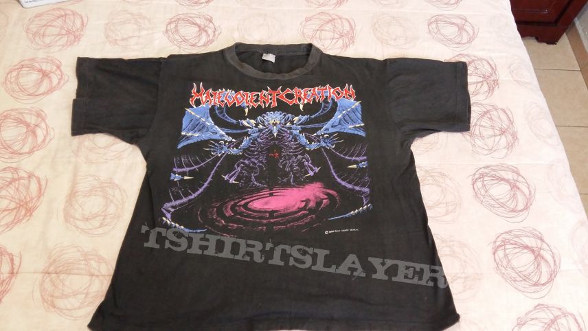 Vintage MALEVOLENT CREATION original blue grape shirt