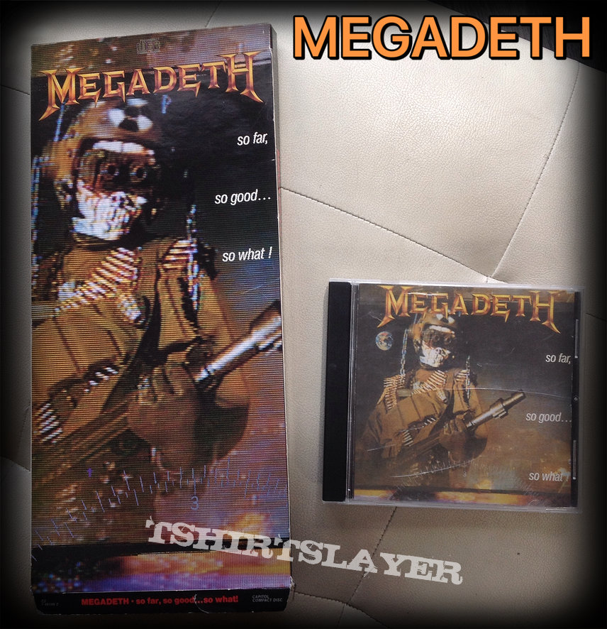 MEGADETH so far so good so what? Longbox