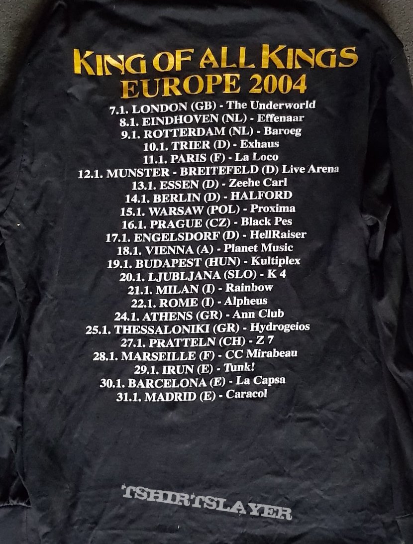 Hate Eternal Europe 2004 longsleeve