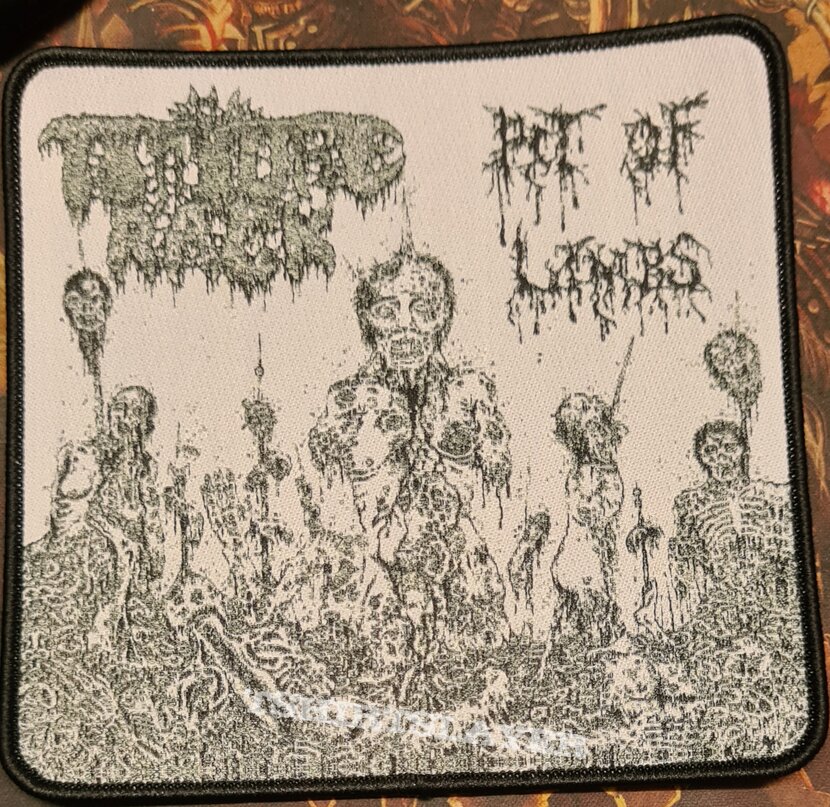 Torture Rack pit of limbs woven patch