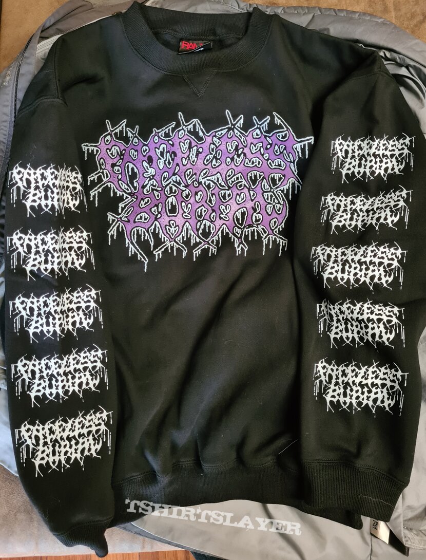 Faceless Burial crew neck pullover