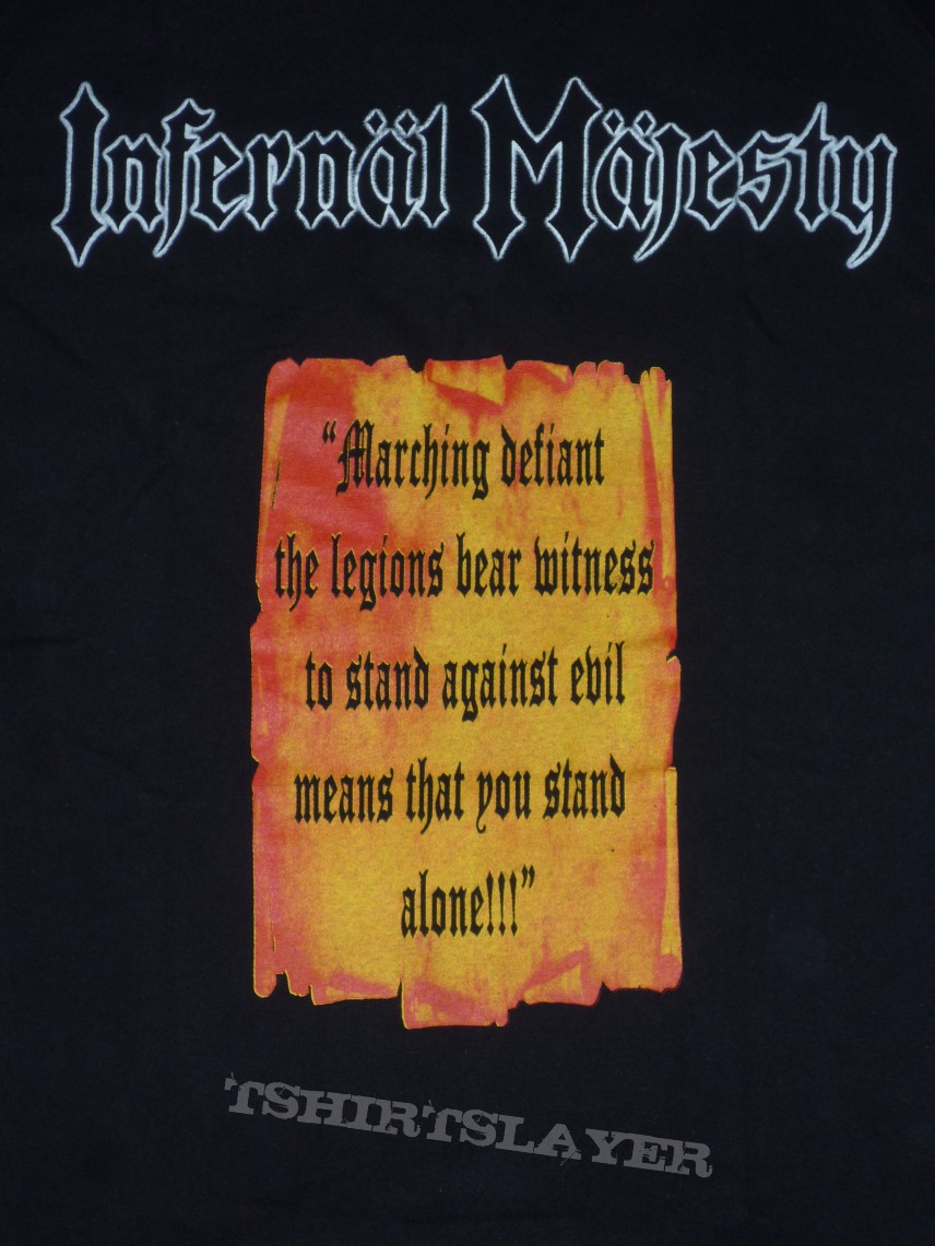 Infernal Majesty - None Shall Defy shirt