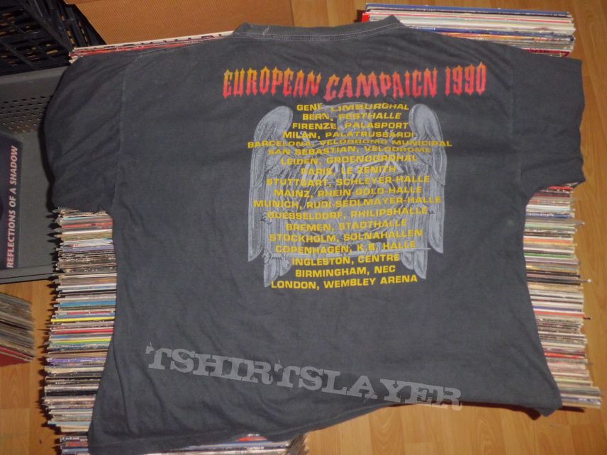 T-shirt Slayer &quot;european tour &#039;90&quot;