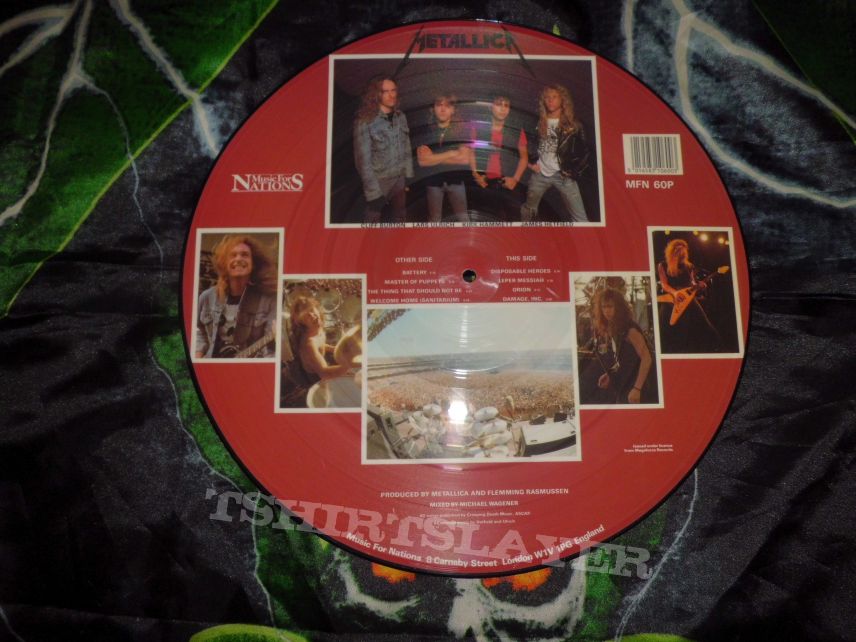 Picture disc Metallica &quot;master of puppets&quot;