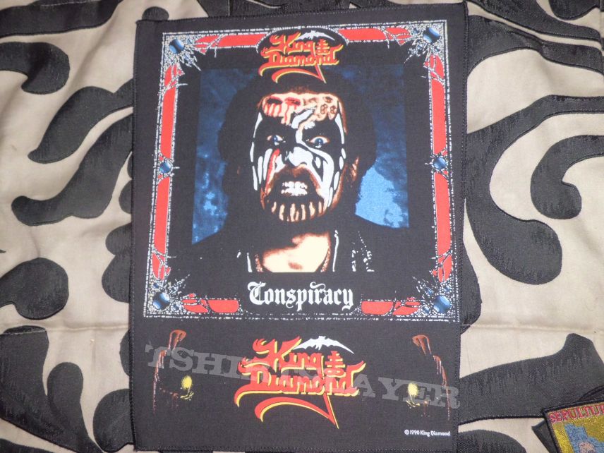 King Diamond &quot;conspiracy&quot; back patch