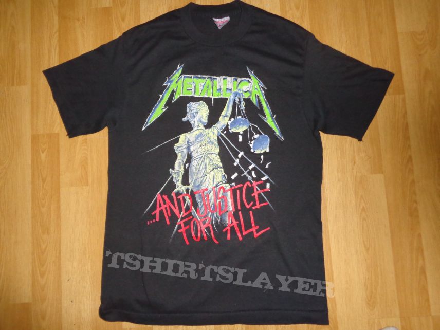 metallica tour 88 89 shirt