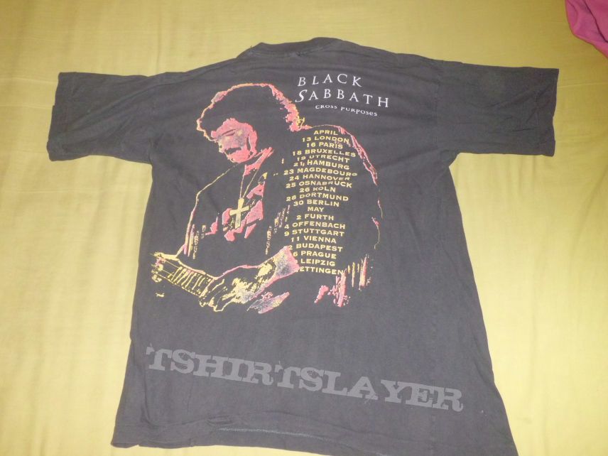 Balck Sabbath My Black Sabbath &quot;cross purpuses&quot; t-shirt