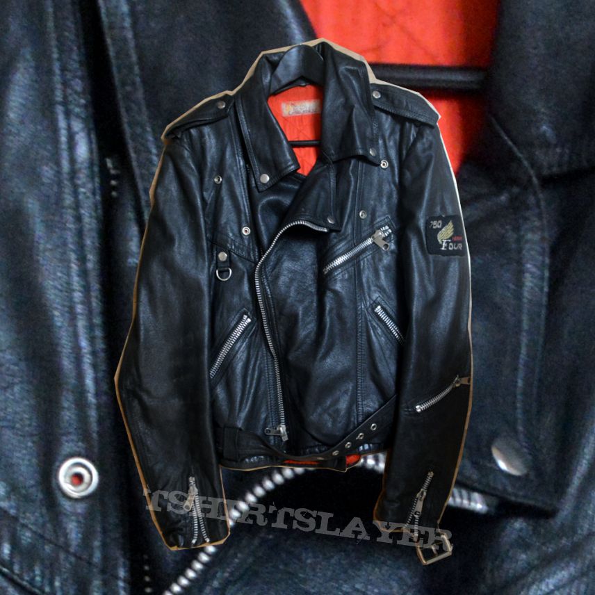 DeerGoat's Mayhem, Jofama leather jacket Battle Jacket | TShirtSlayer