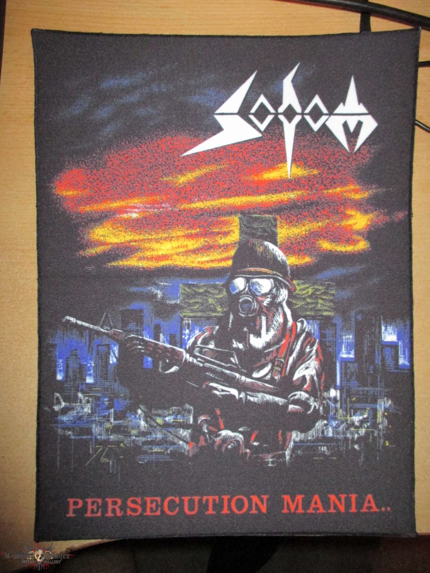 Sodom Persecution Mania Backpatch