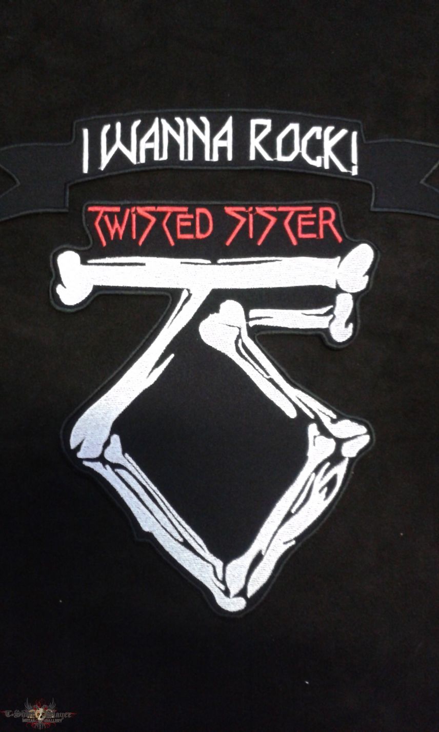 Twisted Sister back patch set