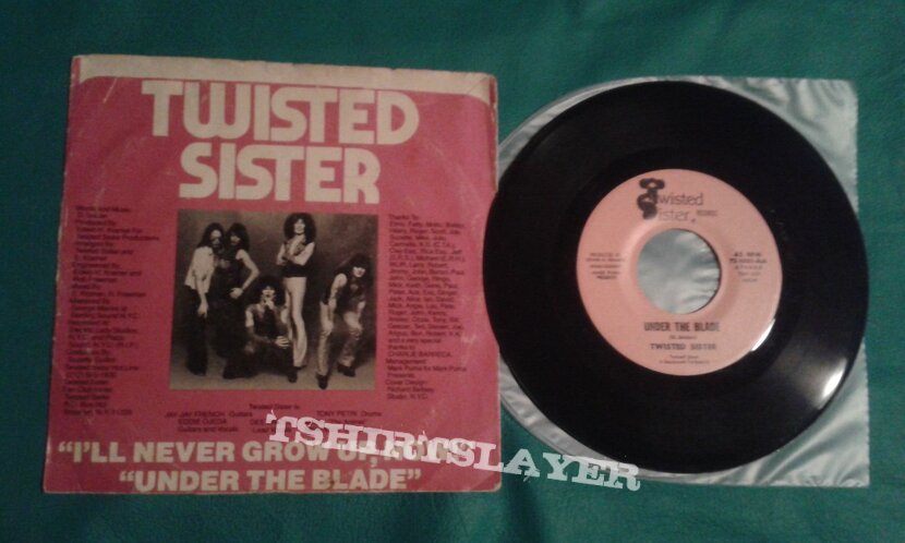 Twisted Sister ‎– I&#039;ll Never Grow Up, Now!  7&quot;