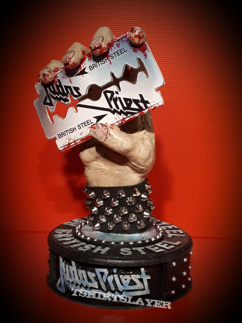 Judas Priest - British Steel sculpture D.I.Y | TShirtSlayer TShirt and  BattleJacket Gallery