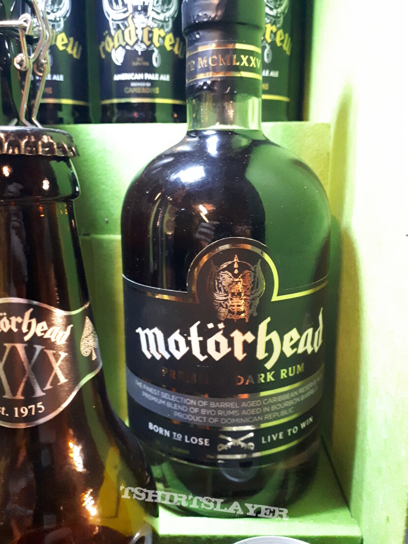 Motörhead Motorhead alchohol collection.